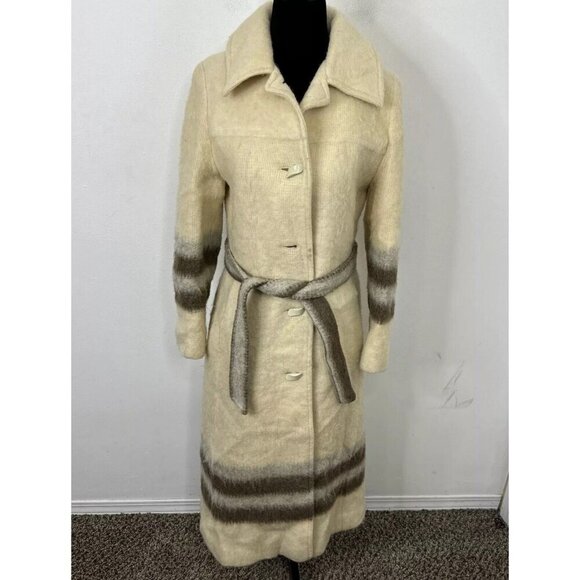 Vintage Sears Neige Molle Woman S/M Nordic Inuit Wool Coat Parka